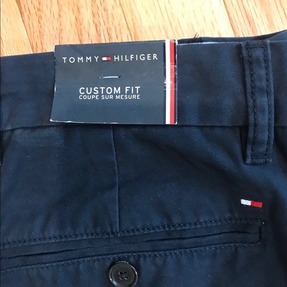 Tommy Hilfiger Logo Stripe Coupe Sur Mesure Pant - Picture 6 of 6